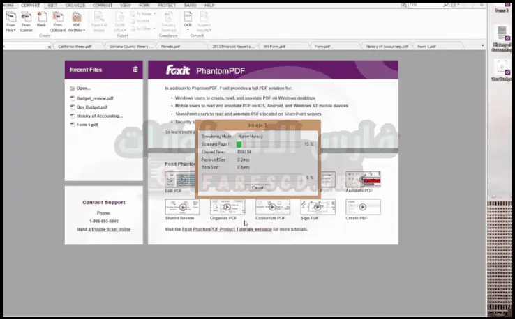 تحميل برنامج Foxit PhantomPDF مع التفعيل​