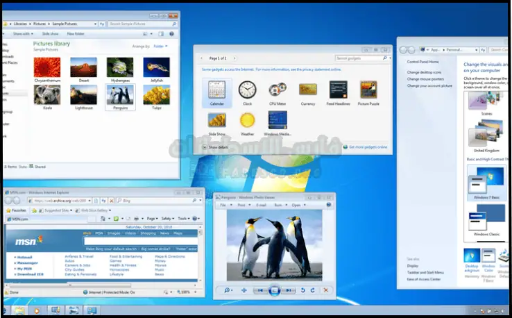 تحميل ويندوز Windows 7 نسخة أصلية ISO كامل مفعل مجاناً