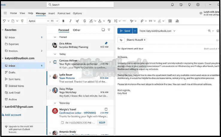 تحميل برنامج أوت لوك Microsoft Outlook 2025 كامل مجاناً