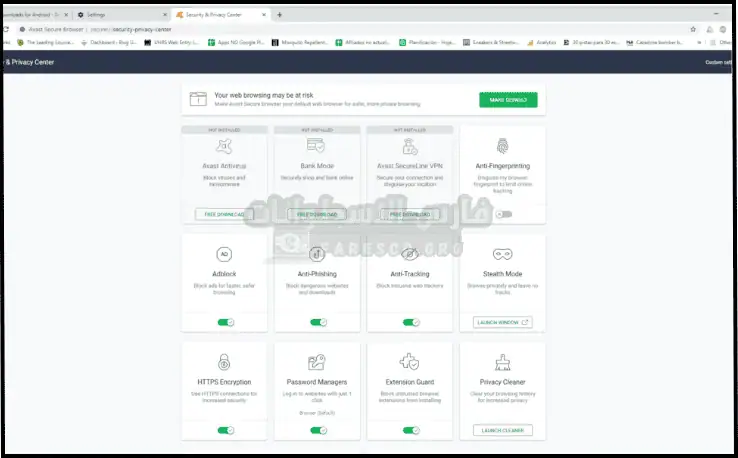 تحميل متصفح أفاست عربي Avast Secure أخر إصدار 2025 مجاناً
