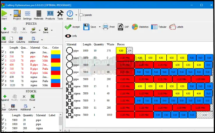 تحميل برنامج Cutting Optimization Pro كامل بالكراك أحدث إصدار مجاني