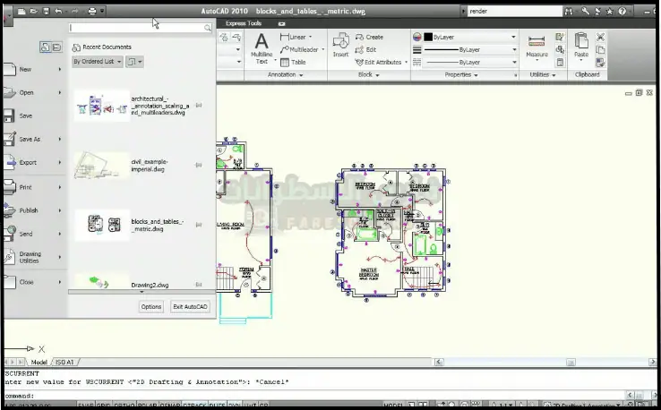 تحميل اوتوكاد 2010 كامل بالكراك 64 بت للكمبيوتر من ميديا فاير